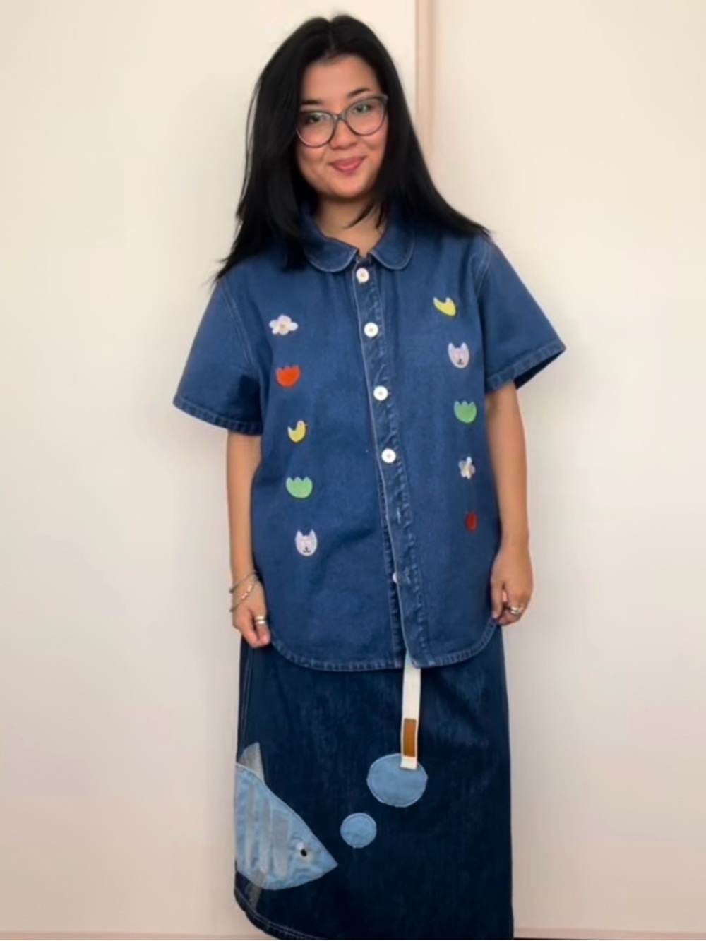 Kina & Tam |  The Tinker Denim Shirt | L
NWOT